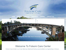 Tablet Screenshot of folsomcarecenter.com
